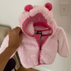 North face pink jacket